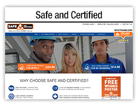 Safe and Certified website
